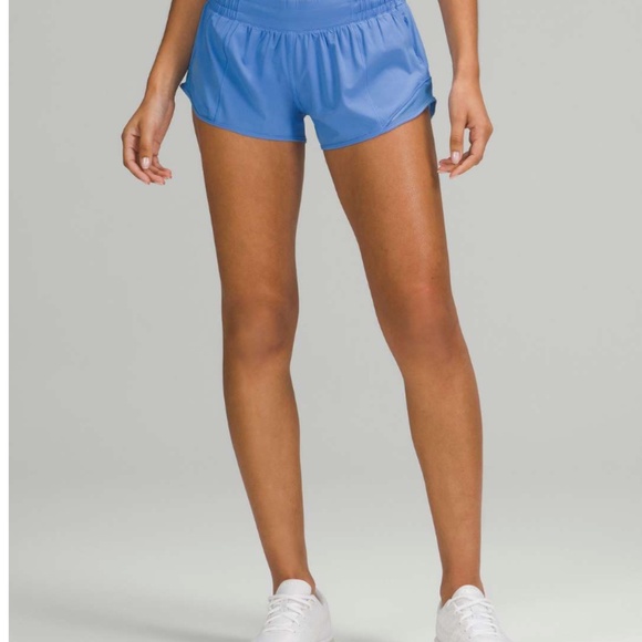 Lululemon Hotty Hot Low-Rise Lined Short 2.5" Blue Nile - Picture 2 of 7